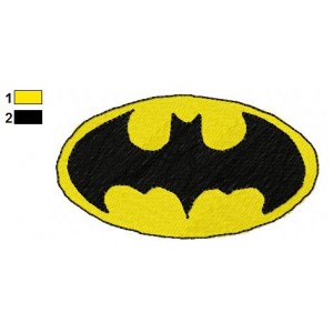 BatMan Logo Embroidery Design